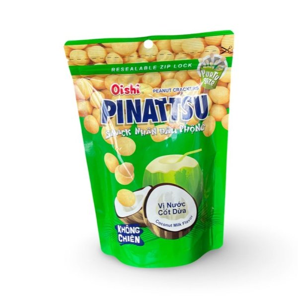 Arakhis v glazuri OISHI so vkusom kokosovogo moloka 85g