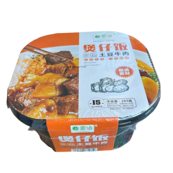 Ris LeiQia samorazogrevayushchiysya s govyadinoy i kartofelem 245g