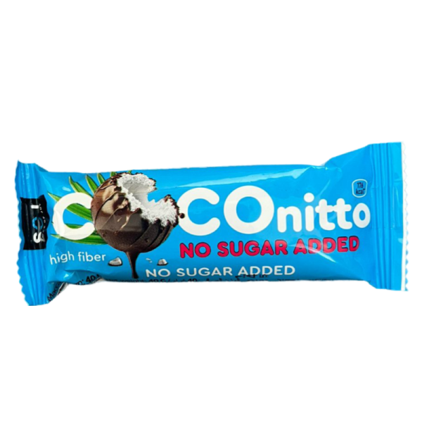 Batonchik COCOnitto s vanilno-slivochnym vkusom bez sakhara 40g