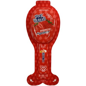 Пудинг на палочке Shengwang Клубника 25г