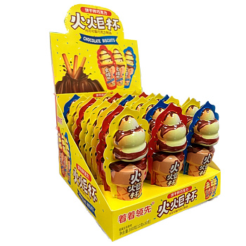 Печенье Wearing the Lead с шоколадом Рожок 12г