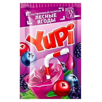 Напиток растворимый Yupi лесные ягоды 12г