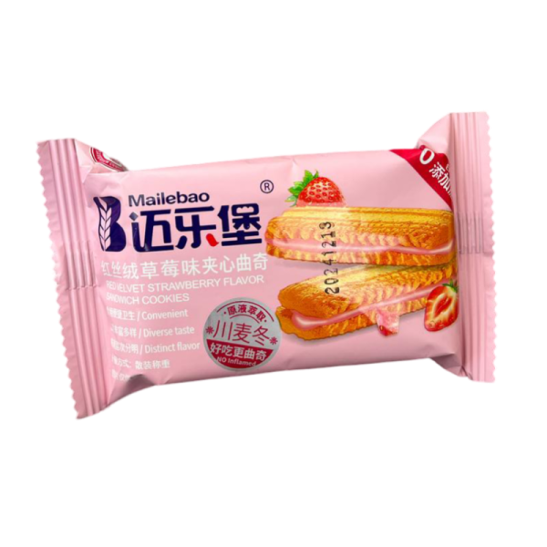 Pechene-sendvich Mailebao so vkusom klubniki