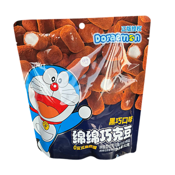 Конфеты Doraemon шоколадные со вкусом шоколадных бобов 52г