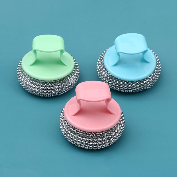 Shchetka dlya mytya posudy Snax SX-01 metallicheskaya