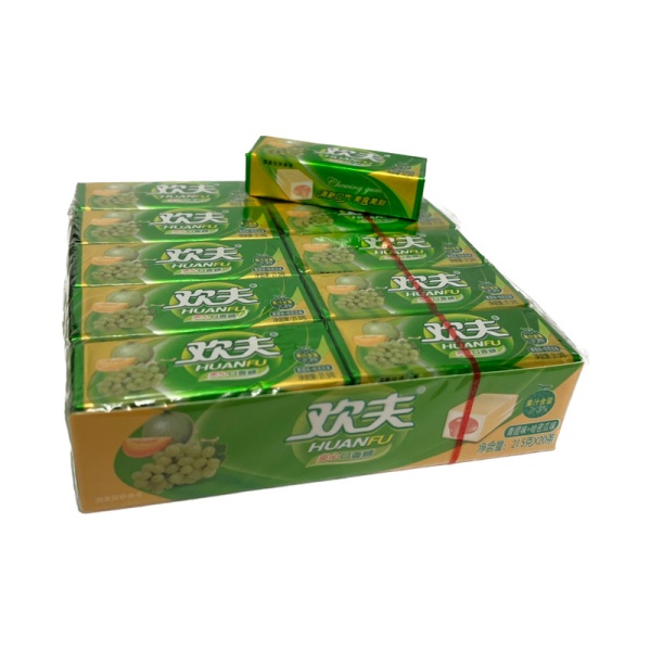 Zhevatelnaya rezinka Huanfu s nachinkoy so vkusom vinograd 21,5g