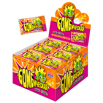 Жевательная резинка Бомбическая тутти-фрутти 4г
