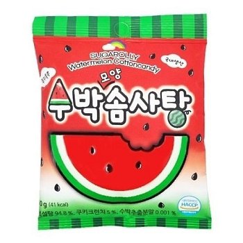 Сахарная вата Sugarolly арбузный ролл 10г