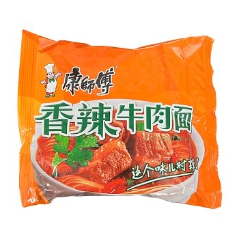 Лапша Master Kong со вкусом говядины острая м/у 109г