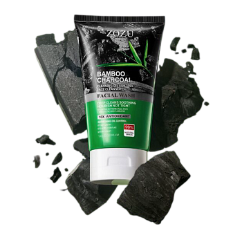 Средство ZoZu для умывания с углем бамюука 100г