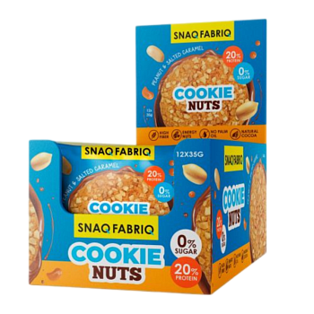 Печенье Snaq Fabriq Арахисовый десерт с соленой карамелью 35г