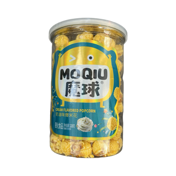 Popkorn MOQIU so vkusom slivok 120g