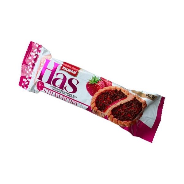 Pechene Has so vkusom klubniki s shokoladnoy kroshkoy 50g