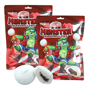 Маршмеллоу Wisichi Monster с начинкой Кола 50г