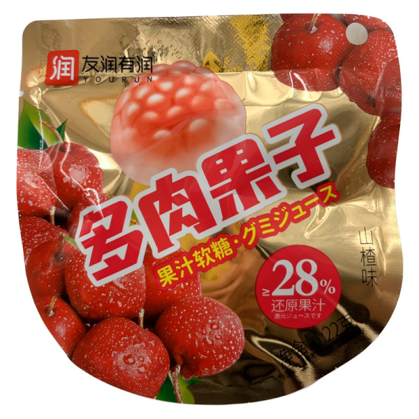 Marmelad Yourun s zhidkoy nachinkoy vishnya 22g