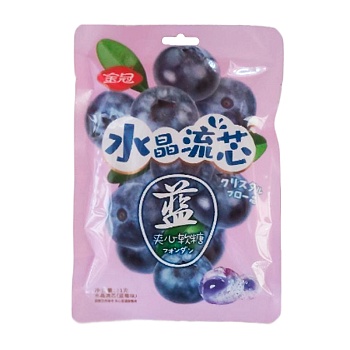 Конфеты жевательные Golden Crown Черника 21г