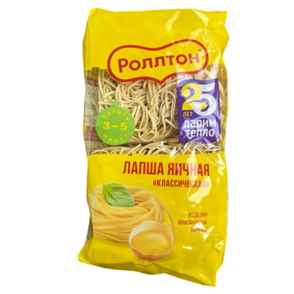 Lapsha Rollton yaichnaya 400g