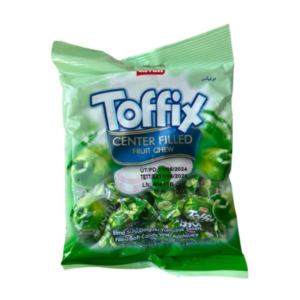 Zhevatelnye konfety Toffix Apple 80g