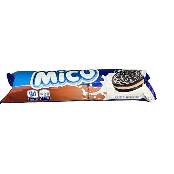 Печенье-сэндвич Micu со вкусом шоколада 120г