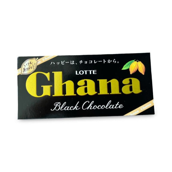 Shokolad LOTTE Ghana chernyy 50g