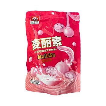 Шарики кранч Huifengyuan со вкусом клубники 100г
