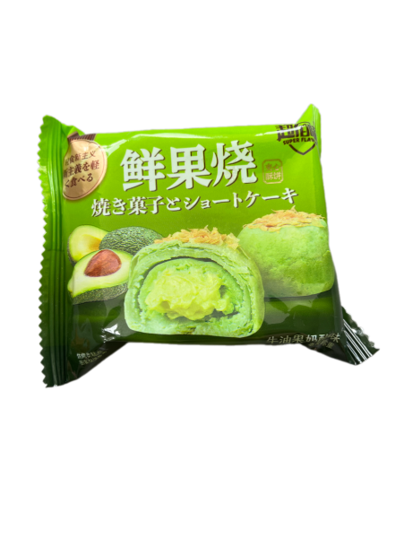 Pirozhnoe Super Flavor c zhidkoy nachinkoy avokado 45g