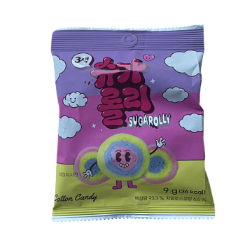 Сахарная вата Sugarolly Фруктовый ролл 9г