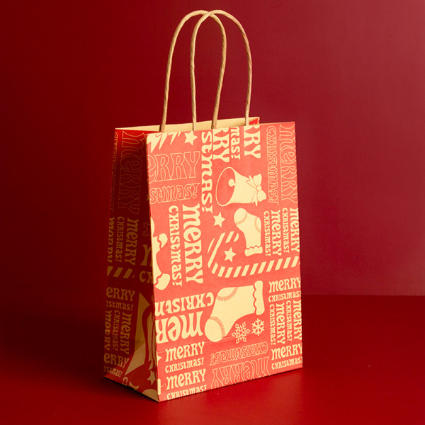 Paket podarochnyy Yokee Merry Christmas 27*21sm