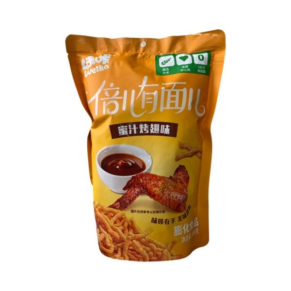 Chipsy Beier Youmian kukuruznye so vkusom kurinykh krylyshek v medovom souse 188g