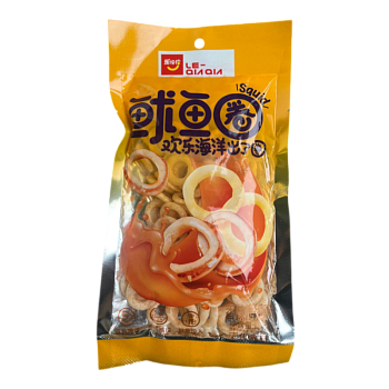 Чипсы LeQiaQia колечки кальмар18г