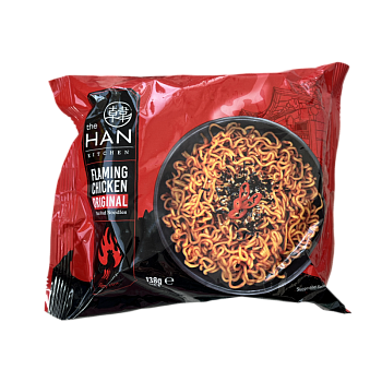 Лапша The Han Kitchen Flaming Chicken Original со вкусом острой курицы 138г