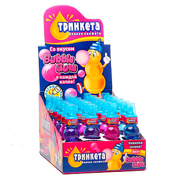 Жидкая конфета JustLove со вкусом бабл гам 22г