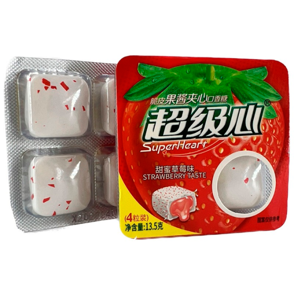 Zhevatelnaya rezinka Super Heart Klubnika 13,5g_2