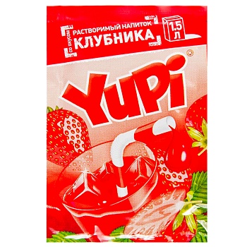 Напиток растворимый Yupi клубника 12г