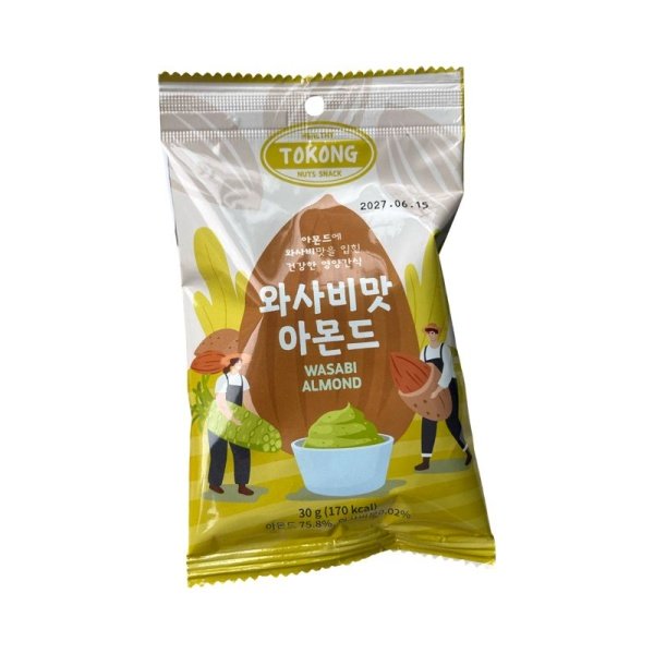 Mindal Tokong so vkusom vasabi 30g