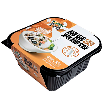 Рис Honglu с жареным куриным филе и грибами самонагревающийся