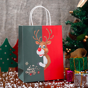 Пакет подарочный Yokee Новый год Y-02 33*25см