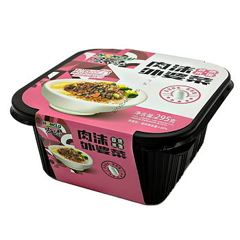 Рис Honglu со вкусом свинины в соусе из чеснока и перца самонагревающийся 