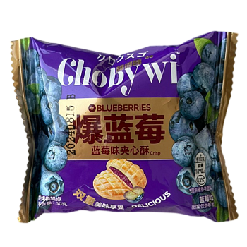 Пирожное Chobywi с черничной начинкой 