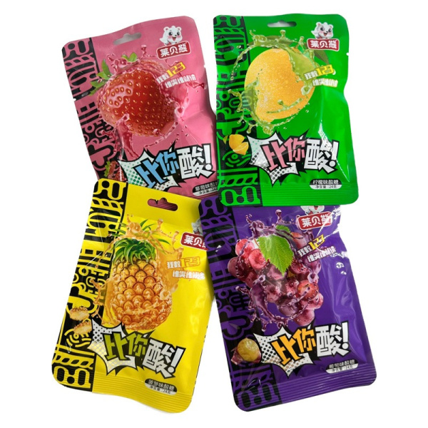 Konfety Leibei Bear Kislye fruktovyy miks 24g