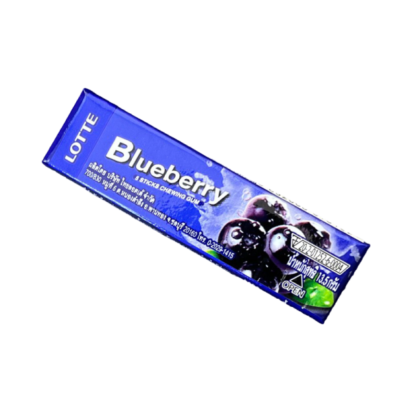 Zhevatelnaya rezinka Lotte so vkusom Golubika 13.5g