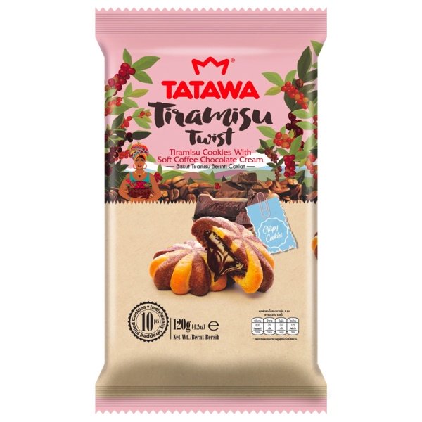 Pechene Tatawa Tiramisu so slivochno-kofeynym shokoladnym kremom