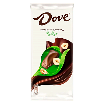 Шоколад Dove с фундуком 90г