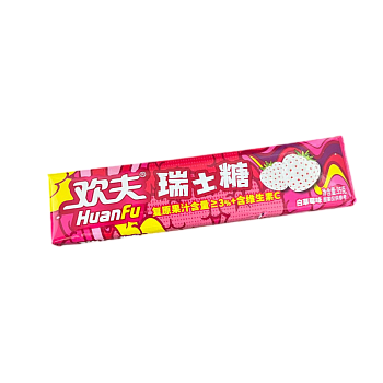 Жевательная конфета HuanFu со вкусом клубники 35г