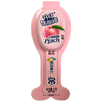 Пудинг на палочке Shengwang Персик 25г