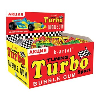 Жевательная резинка Turbo 4,5г