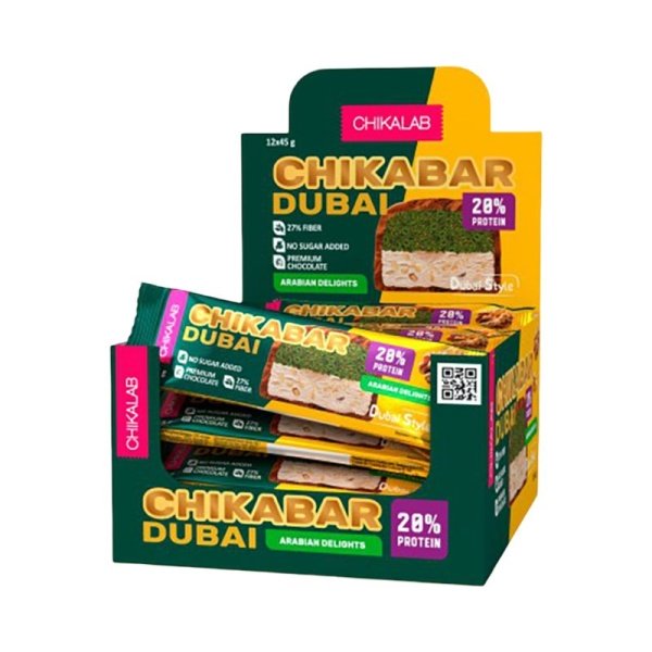 Batonchik Chikalab Gretskiy orekh s fistashkoy i khrustyashchim testom 45g