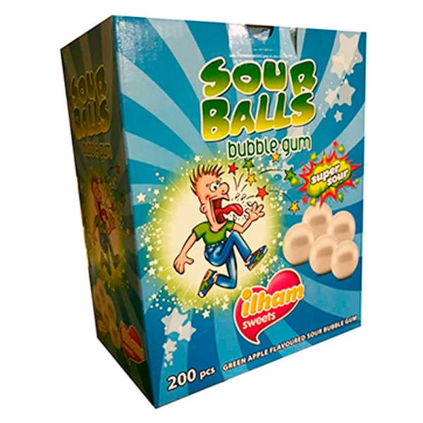 Zhevatelnaya rezinka iLham superkislaya s shipuchkoy