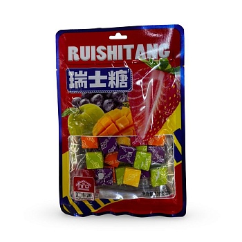 Конфеты жевательные Huifengyuan фруктовые 100г