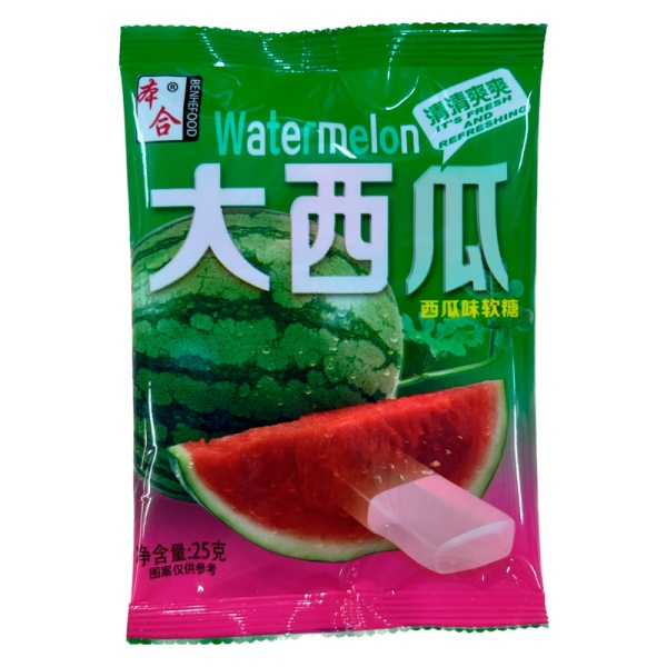 Konfety zhevatelnye Benhefood Arbuz 25g